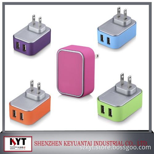 2016 New 5v2.4a travel charger With Smart IC technologyCE,Rohs,Fcc,KC certified